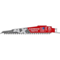 Milwaukee Heavy Duty AX Carbide Demolition Reciprocating Sabre Saw Blades
