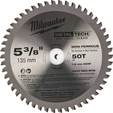 Milwaukee Endurance Aluminium Cutting Circular Saw Blade