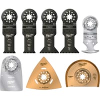 Milwaukee 8 Piece Starlock Oscillating Multi Tool Blade Set 