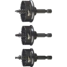 Milwaukee 3 Piece Shockwave Impact Duty Holesaw Set