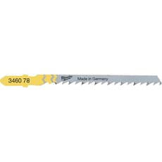 Milwaukee T244D Wood and Plastic Curve Cutting Jigsaw Blades