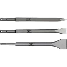 Milwaukee 3 Piece SDS+ Chisel Set