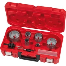 Milwaukee 10 Piece Contractor Bi-Metal Holesaw Set