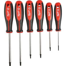 Milwaukee 6 Piece Tri-Lobe Torx Screwdriver Set