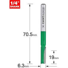 Trend CRAFTPRO Two Flute Deep Pocket Router Cutter