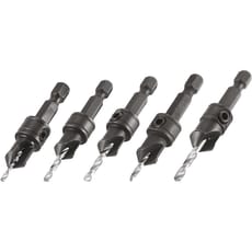 Trend 5 Piece Quick Release Countersink Set