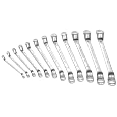 Facom 55A.JD12A 12 Piece Deep Offset Ring Spanner Set