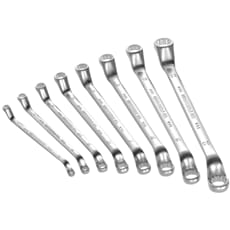 Facom 55A.JE8 8 Piece Deep Offset Ring Spanner Set