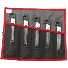 Facom 70A.JE5T 5 Piece Flare Nut Spanner Set in Tool Roll