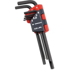 Facom 6 Piece Security Hexagon Allen Key Set Metric