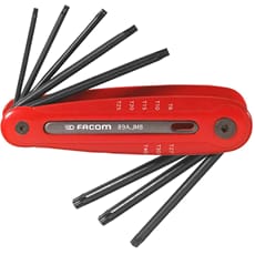 Facom 89R.JM8 8 Piece Folding Security Torx Key Set