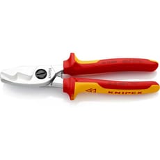 Knipex 95 16 VDE Insulated Twin Cutting Edge Cable Shears