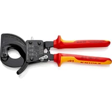 Knipex 95 36 VDE Insulated Ratchet Action Cable Cutter