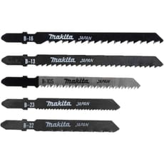 Makita 5 Piece Wood and Metal Cutting Jigsaw Blades Set