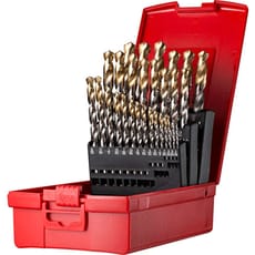 Dormer A095 No 18 29 Piece HSS TiN Coated 1/16-1/2 By 1/64 Drill Set 