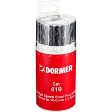 Dormer A191-419 19 Piece HSS Jobber Drill Bit Set 