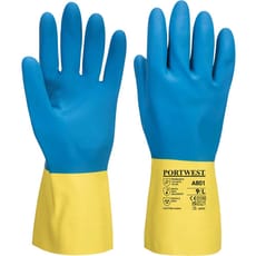 Portwest Double Dipped Latex Gauntlets