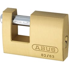 Abus 82 Series Monoblock Brass Shutter Padlock