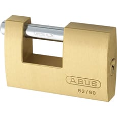 Abus 82 Series Monoblock Brass Shutter Padlock Keyed Alike