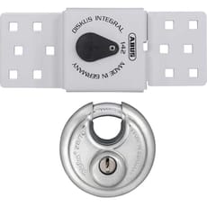 ABUS 142 Sliding Door Van Lock and 26 70mm Diskus Padlock Set