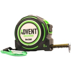 Advent Recycled Tape Measure and Carabiner Clip