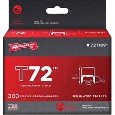 Arrow T72 Insulated Staples