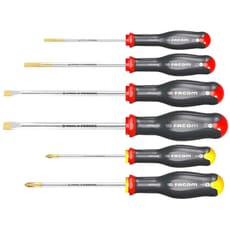 Facom Protwist 6 Piece Slotted and Phillips Screwdriver Set