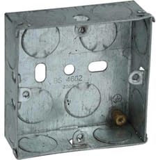 Axiom Electrical Single Socket Metal Back Box