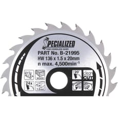 Makita SPECIALIZED Cordless Circular Saw Blade for Wood Cutting