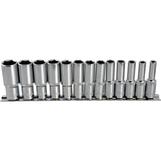 BlueSpot 13 Piece 3/8" Drive Deep Hex Socket Set Metric