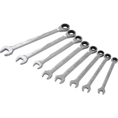 BlueSpot 8 Piece Ratchet Spanner Set