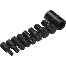 Bluespot 9 Piece 1/2" Drive Impact Spline Socket Bit Set