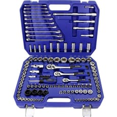 Bluespot 120 Piece Combination Drive Socket and Spanner Set