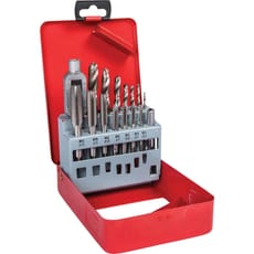 BlueSpot 15 Piece Tap and Drill Bit Set Metric