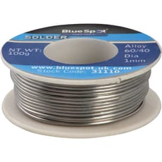 Bluespot Flux Covered 60/40 Solder