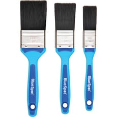 BlueSpot 3 Piece Soft Grip Synthetic Paint Brush Set
