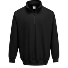 Portwest Mens Sorrento Zip Neck Sweatshirt