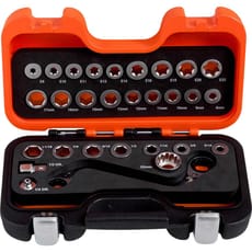 Bahco 29 Piece S Type Ratchet Ring Wrench Socket Set