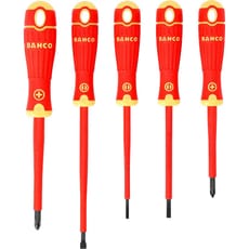 Bahco 5 Piece Insulated VDE Screwdriver Set