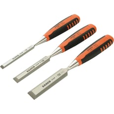 Bahco 424 3 Piece Bevel Edge Wood Chisel Set 