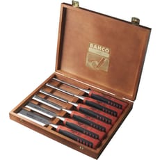 Bahco 424 6 Piece Bevel Edge Wood Chisel Set 