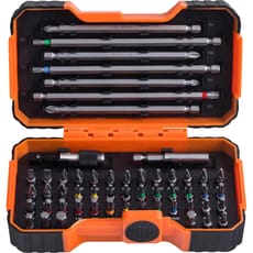 Bahco 59/S54BC 54 Piece Colour Coded Screwdriver Bit Set 