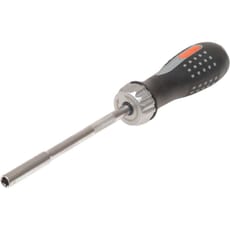 Bahco 808050 Ratchet Screwdriver and 6 Screwdriver Bits