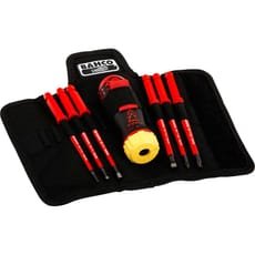 Bahco 6 Piece Insulated Ratcheting Screwdriver Set