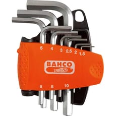 Bahco 9 Piece Hexagon L Key Set
