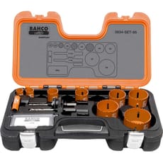 Bahco 14 Piece Professional Hole Saw Set Metric