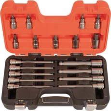 Bahco S18HEX 18 Piece 1/2" Drive Hexagon Socket Bit Set