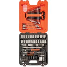 Bahco S87+7 94 Pieces 1/4 and 1/2In Drive Socket and Spanner Set 