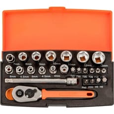 Bahco SL25 25 Piece 1/4In Drive Socket Set 