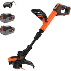 Black and Decker BCSTR918 18v Cordless Resin Blade Telescopic Grass Trimmer and Edger 280mm